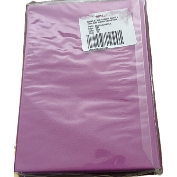 Graphic Image: Icons of Style Taylor Swift Pink Textured Luxe Leather Hardcover - Picture 9 of 9